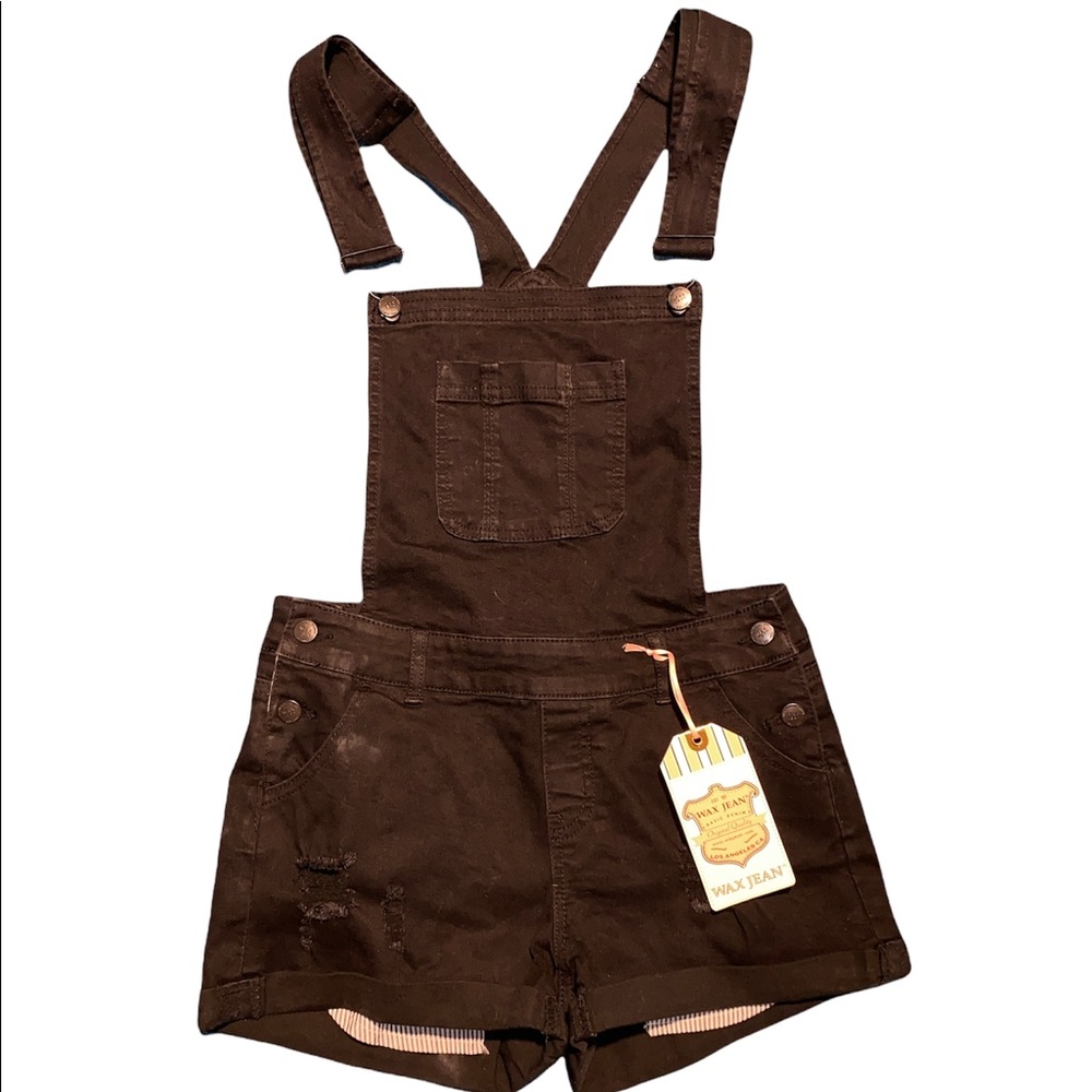 Wax Jean Overall Shorts Size Small